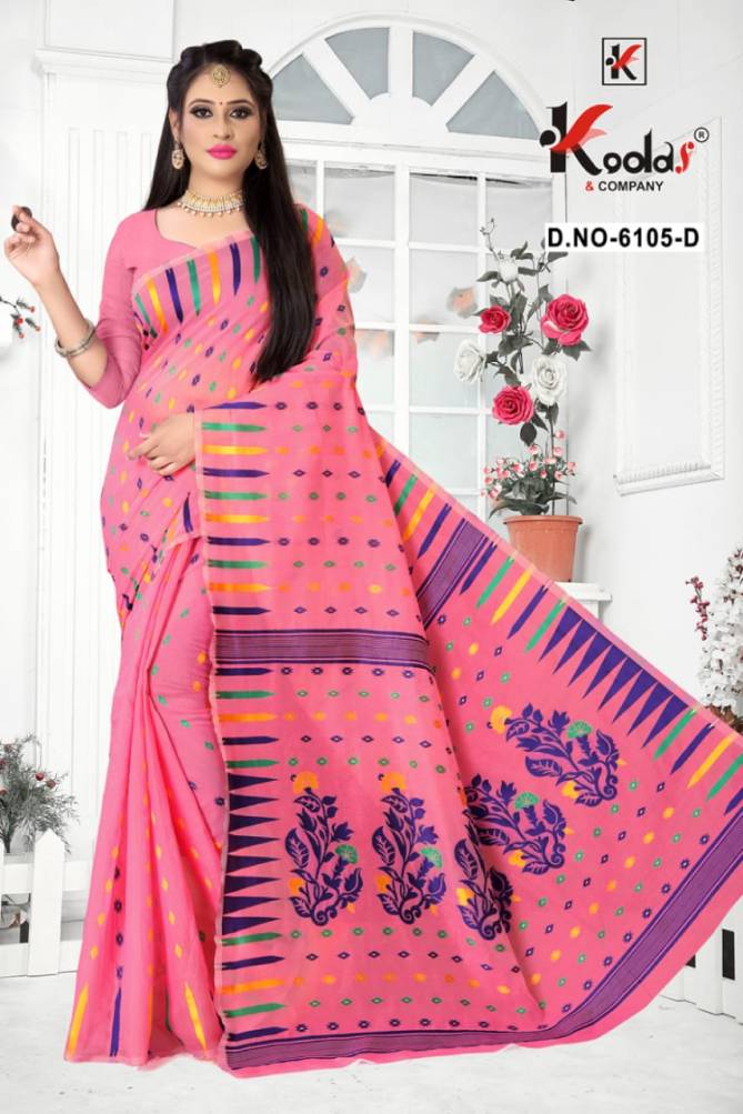 Dhakai  6105  Latest Fancy Designer Daily Wear Cotton Saree Collection